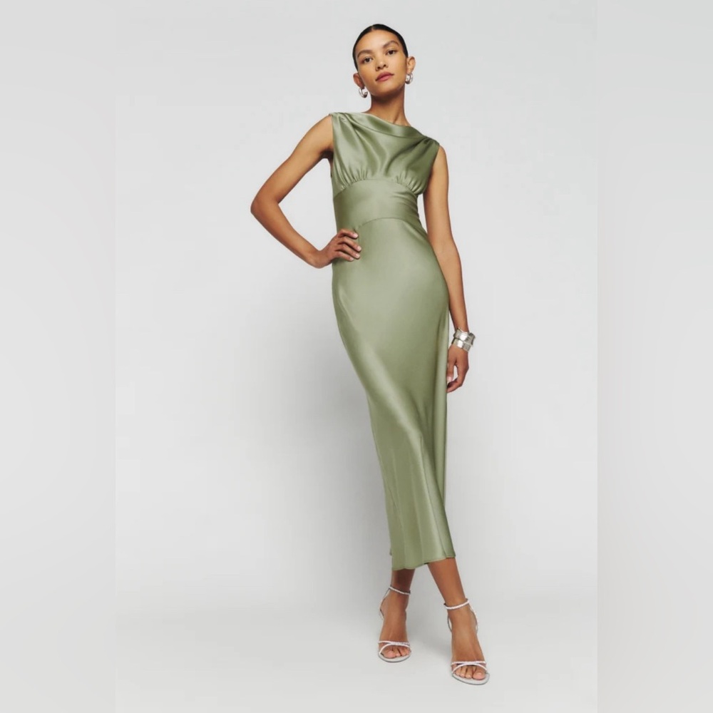 Reformation Dessa Satin Dress size 6